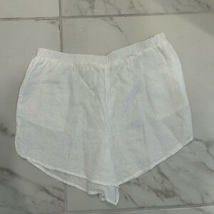 Vitamin A  Linen White Shorts